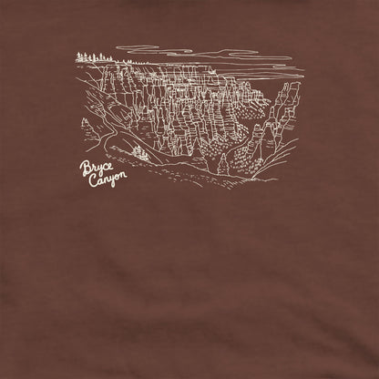 Bryce Line Drawing Crewneck Sweatshirt