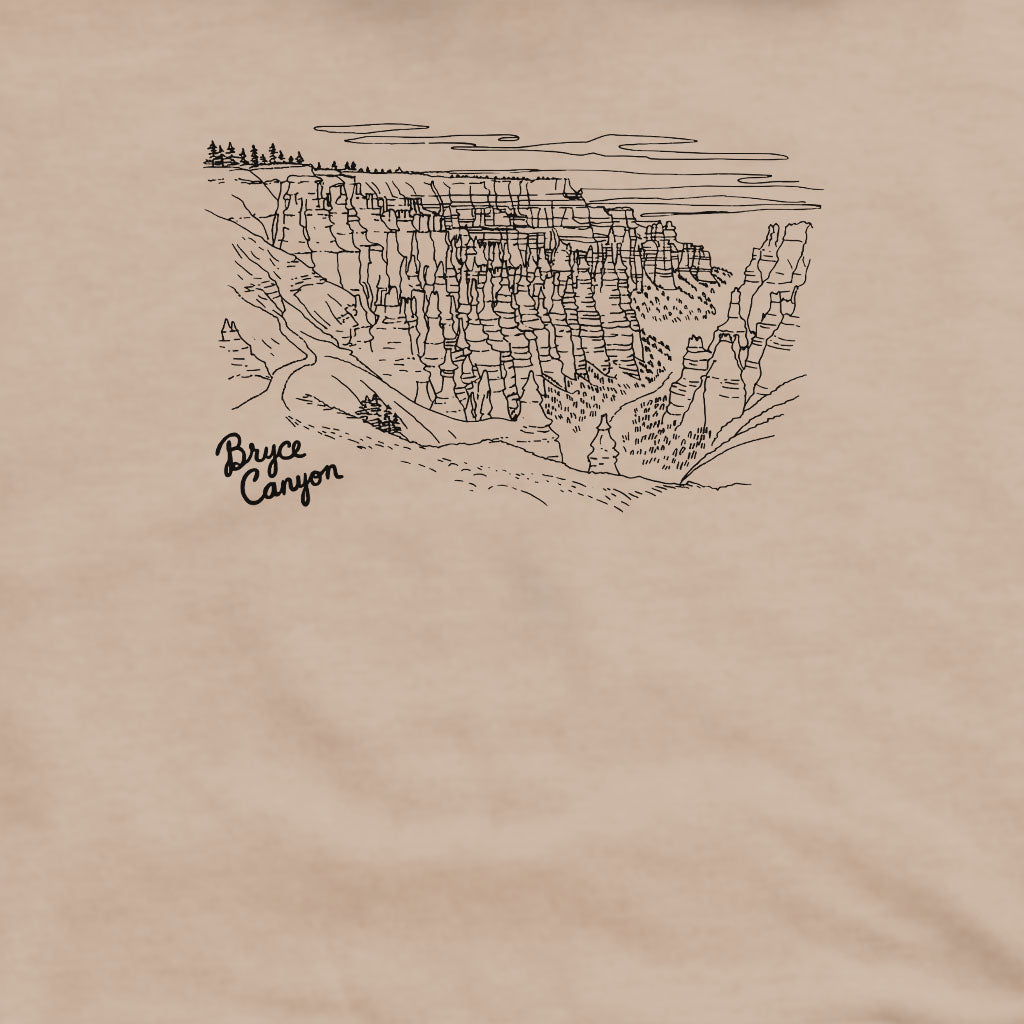 Bryce Line Drawing Crewneck Sweatshirt