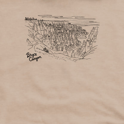 Bryce Line Drawing Crewneck Sweatshirt
