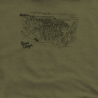 Bryce Line Drawing Crewneck Sweatshirt