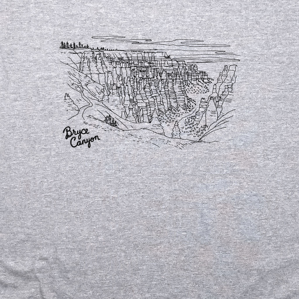 Bryce Line Drawing Crewneck Sweatshirt