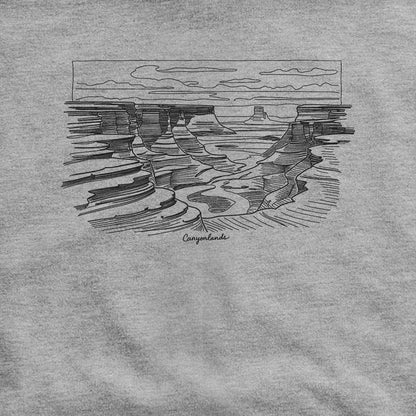 Canyonlands Line Drawing Hoodie