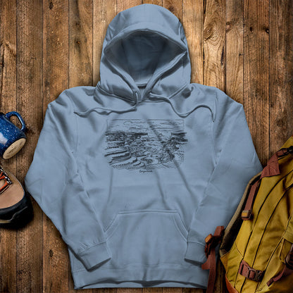 Canyonlands Line Drawing Hoodie
