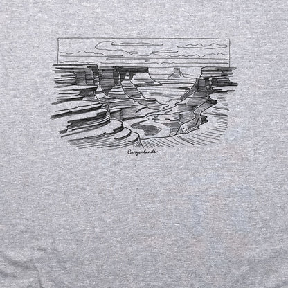 Canyonlands Line Drawing Crewneck Sweatshirt