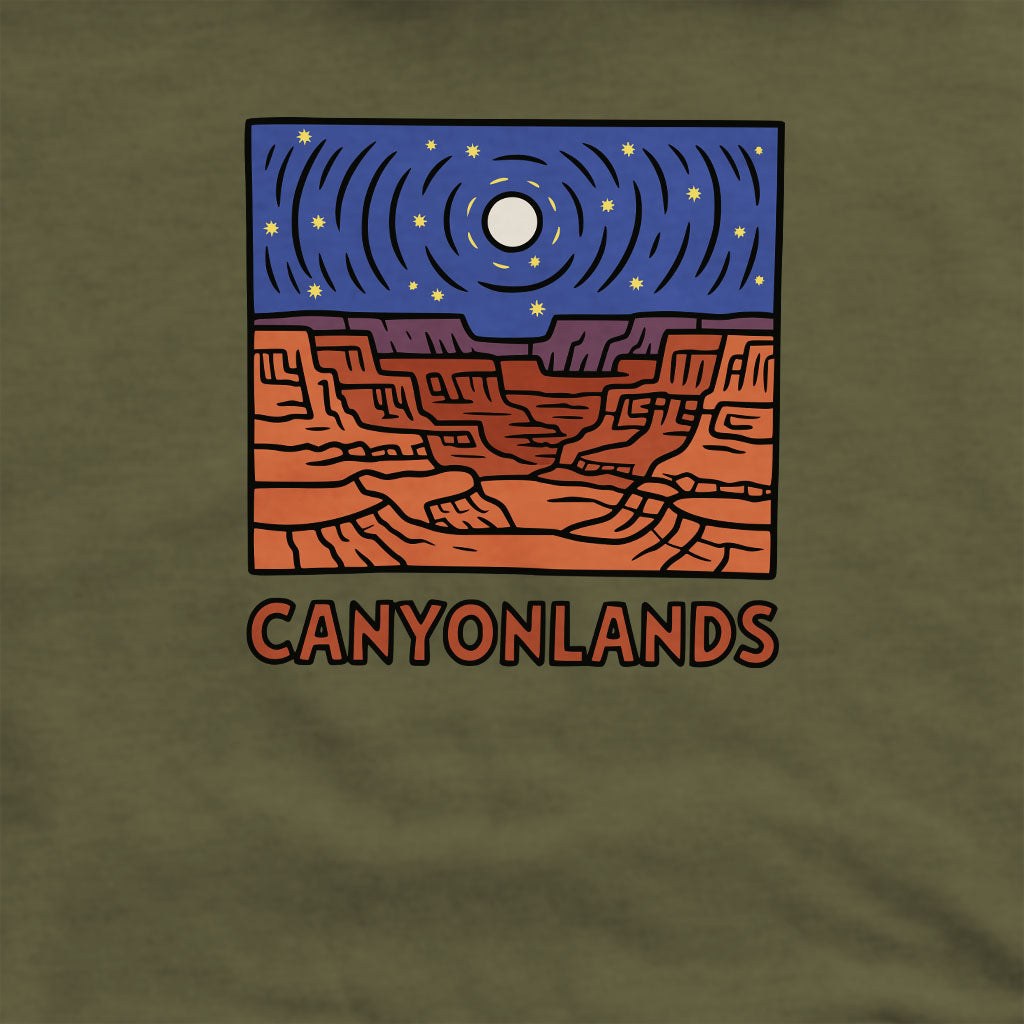 Canyonlands National Park at Night Crewneck Sweatshirt