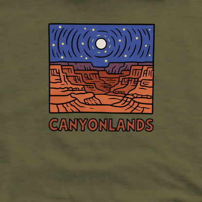 Canyonlands National Park at Night Crewneck Sweatshirt