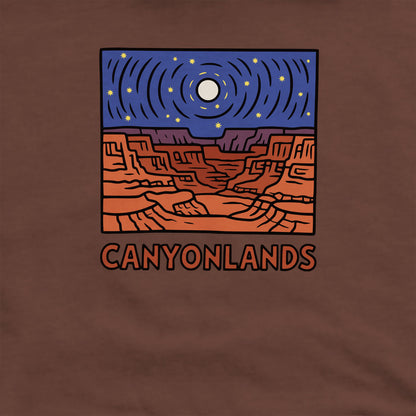 Canyonlands National Park at Night Crewneck Sweatshirt