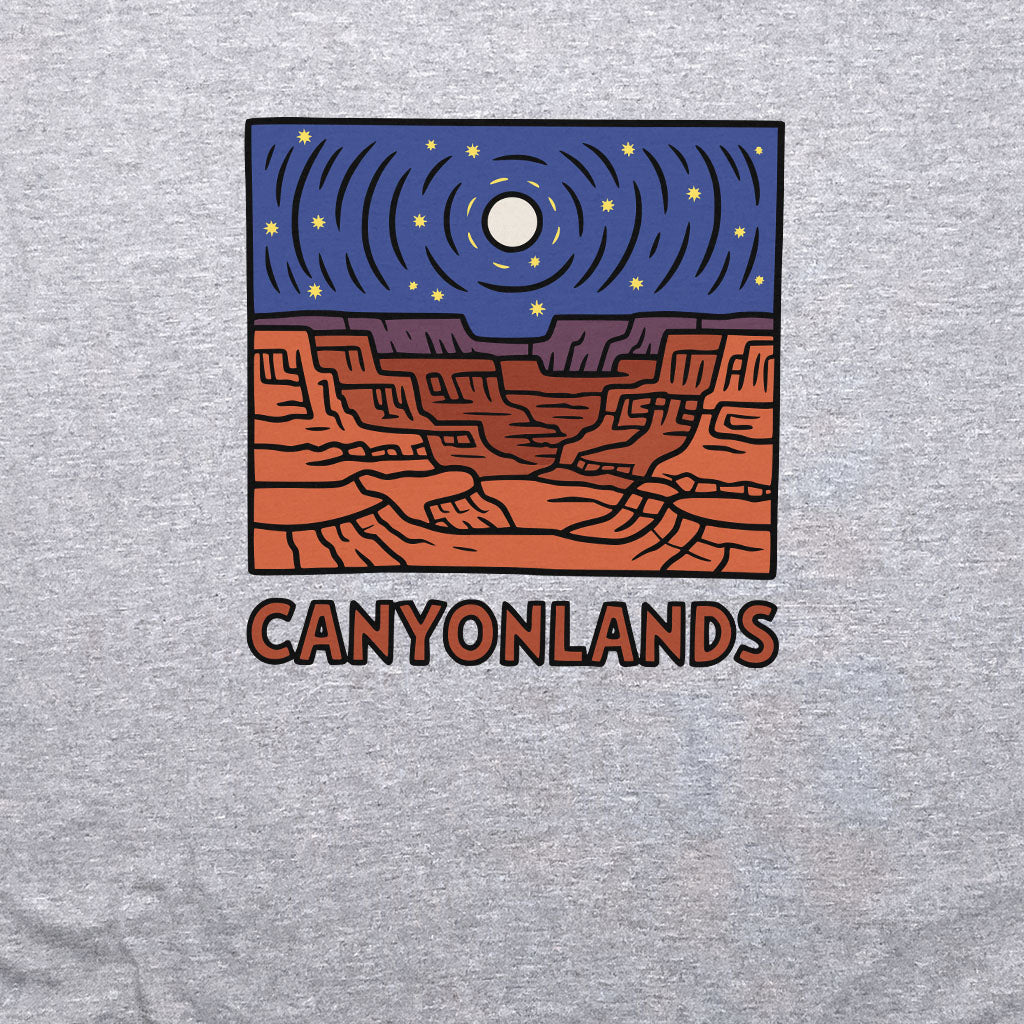 Canyonlands National Park at Night Crewneck Sweatshirt