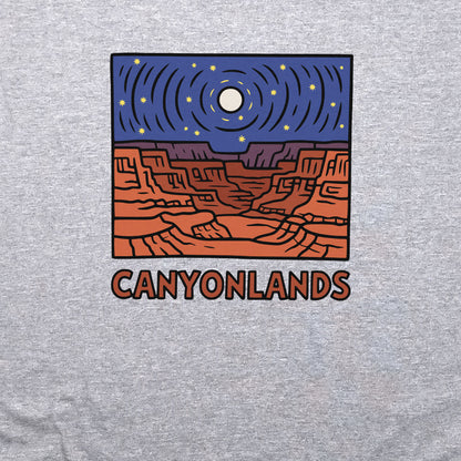 Canyonlands National Park at Night Crewneck Sweatshirt