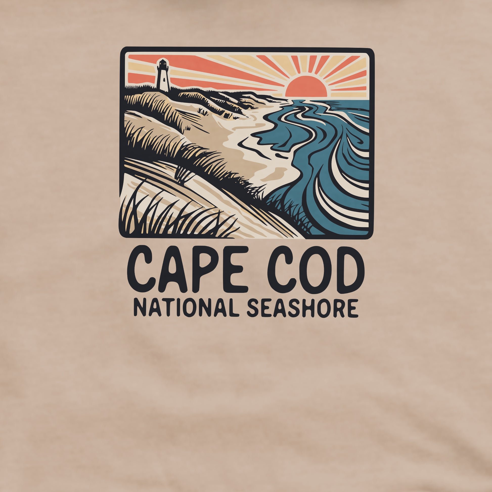 Cape Cod National Seashore Crewneck Sweatshirt Adventure and Outdoors Themed Sweatshirt