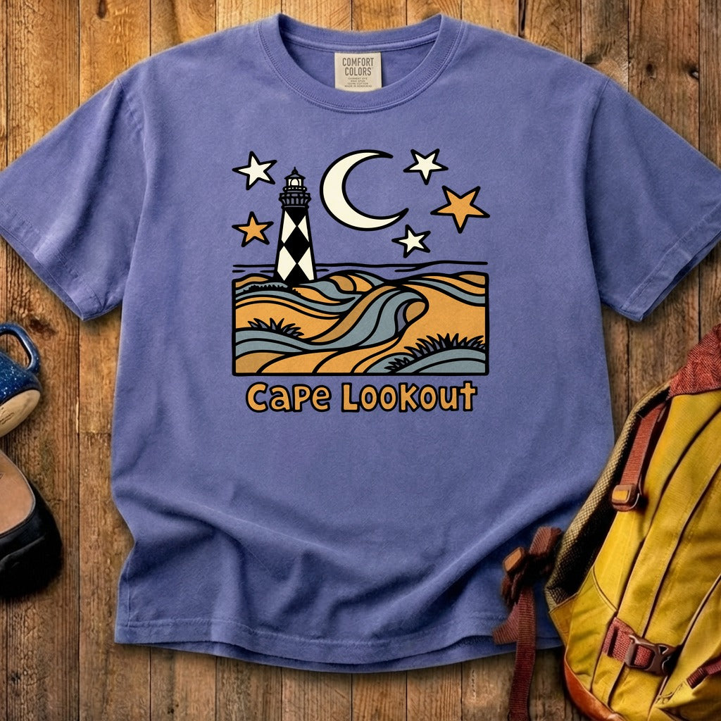 Cape Lookout National Seashore Cotton T-Shirt