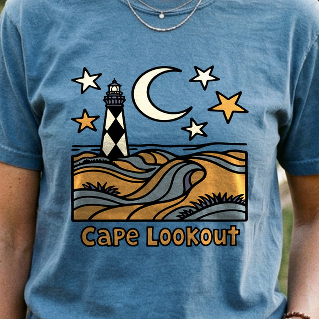 Cape Lookout National Seashore Cotton T-Shirt