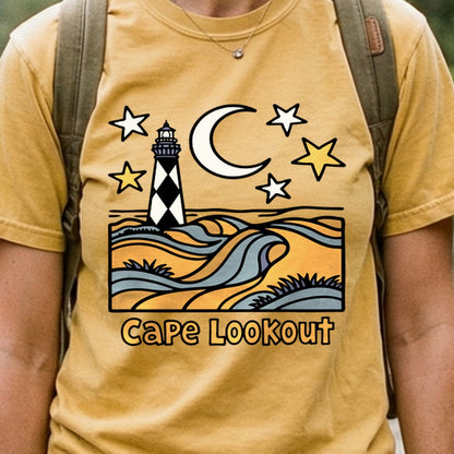 Cape Lookout National Seashore Cotton T-Shirt
