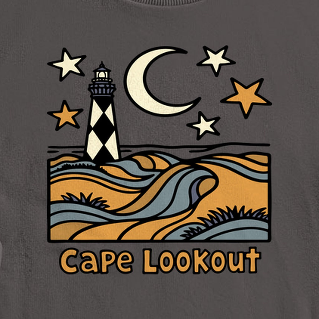 Cape Lookout National Seashore Crewneck Sweatshirt
