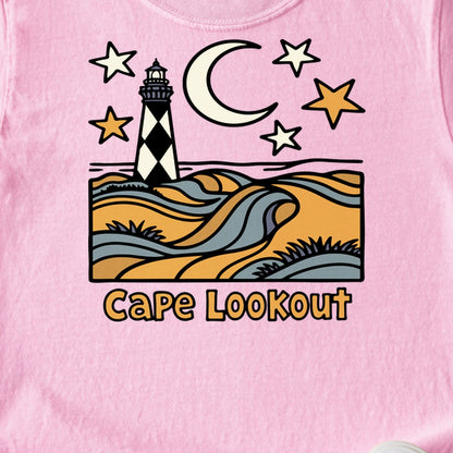 Cape Lookout National Seashore Kids Cotton T-Shirt