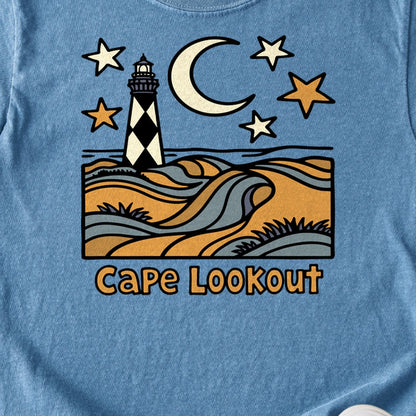 Cape Lookout National Seashore Kids Cotton T-Shirt