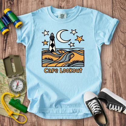 Cape Lookout National Seashore Kids Cotton T-Shirt