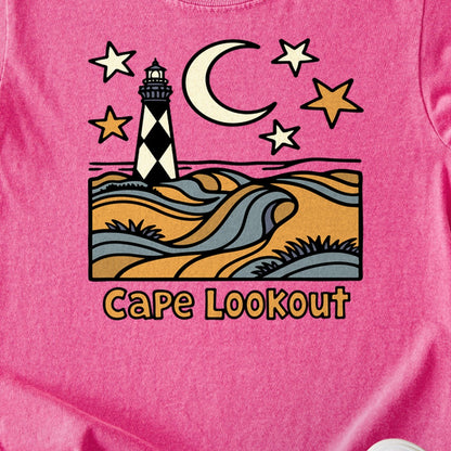 Cape Lookout National Seashore Kids Cotton T-Shirt
