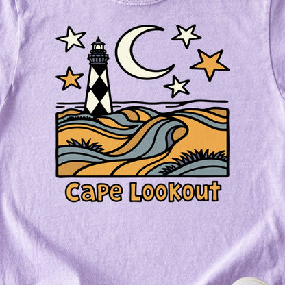 Cape Lookout National Seashore Kids Cotton T-Shirt