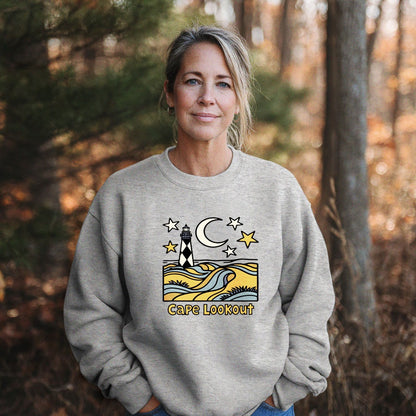 Cape Lookout National Seashore Crewneck Sweatshirt