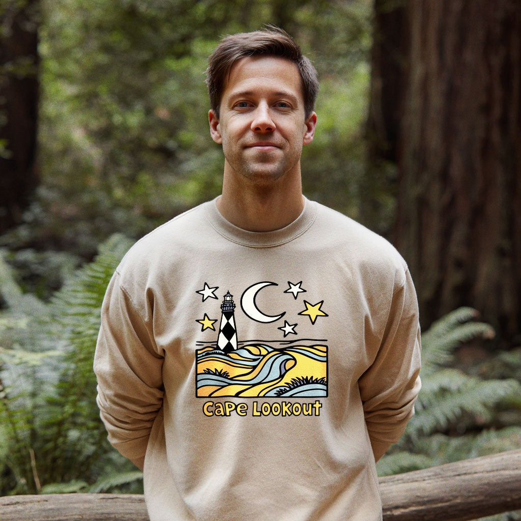 Cape Lookout National Seashore Crewneck Sweatshirt