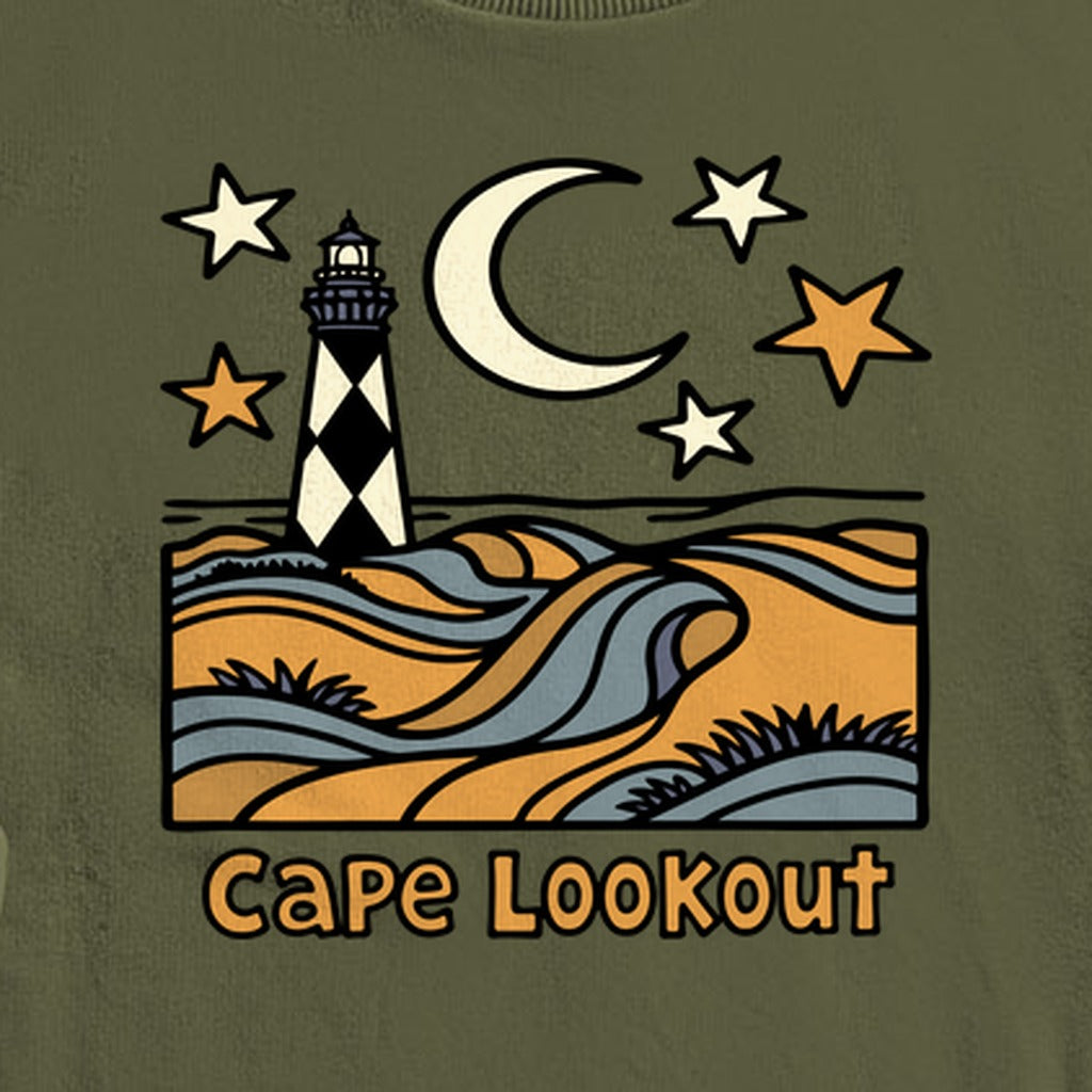 Cape Lookout National Seashore Crewneck Sweatshirt