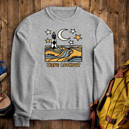 Cape Lookout National Seashore Crewneck Sweatshirt