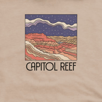 Capitol Reef National Park at Night Hoodie
