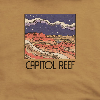 Capitol Reef National Park at Night Hoodie