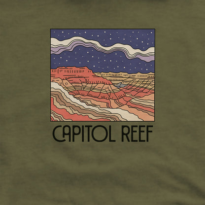 Capitol Reef National Park at Night Hoodie
