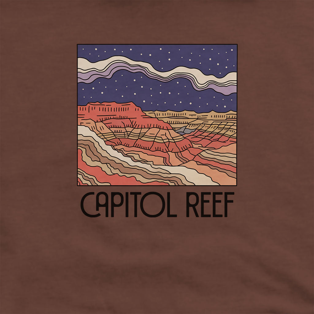 Capitol Reef National Park at Night Hoodie