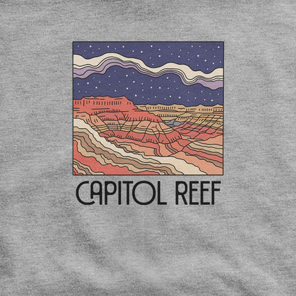 Capitol Reef National Park at Night Hoodie