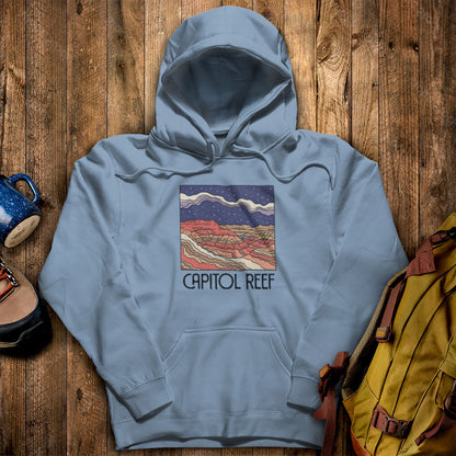 Capitol Reef National Park at Night Hoodie