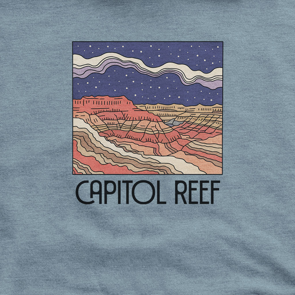 Capitol Reef National Park at Night Hoodie