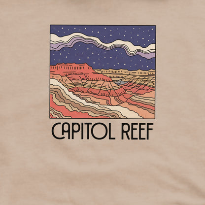 Capitol Reef National Park at Night Crewneck Sweatshirt