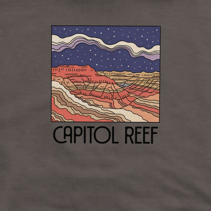 Capitol Reef National Park at Night Crewneck Sweatshirt