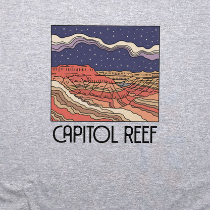 Capitol Reef National Park at Night Crewneck Sweatshirt