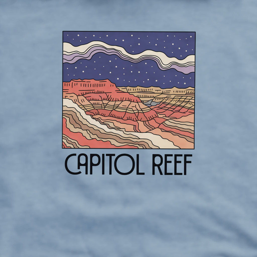 Capitol Reef National Park at Night Crewneck Sweatshirt