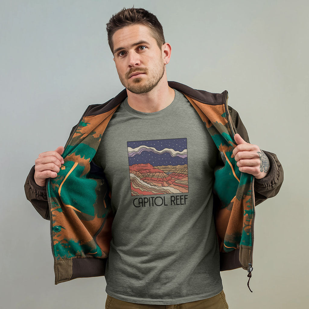 Capitol Reef National Park at Night T-Shirt