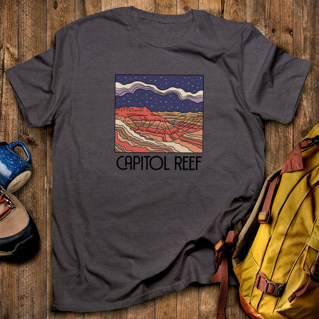 Capitol Reef National Park at Night T-Shirt