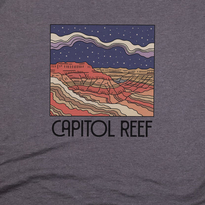 Capitol Reef National Park at Night T-Shirt