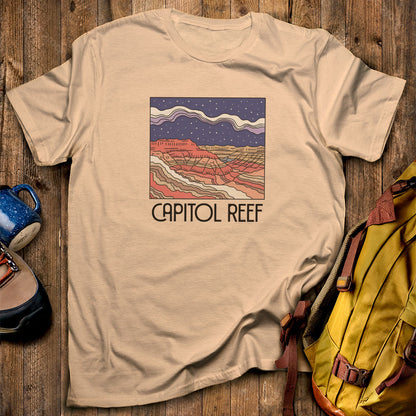 Capitol Reef National Park at Night T-Shirt
