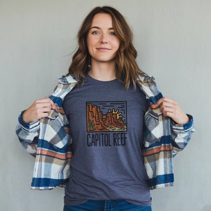 Capitol Reef National Park T-Shirt Adventure and Outdoors Themed T-Shirt