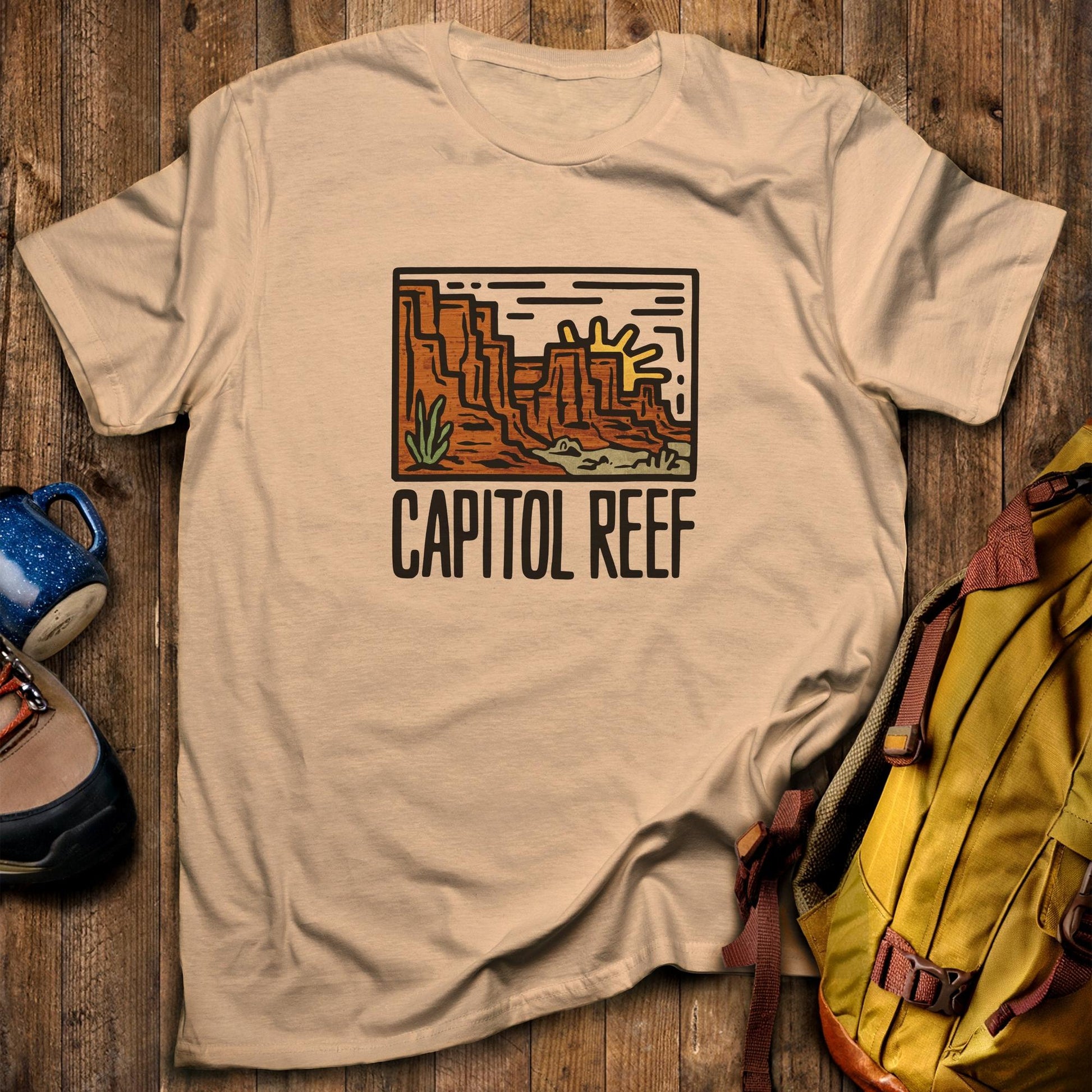 Capitol Reef National Park T-Shirt Sand Adventure and Outdoors Themed T-Shirt