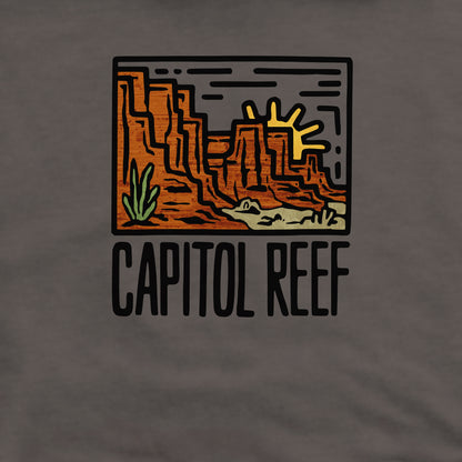 Capitol Reef National Park Crewneck Sweatshirt Adventure and Outdoors Themed Sweatshirt