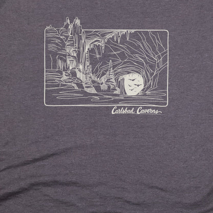 Carlsbad Caverns Line Drawing T-Shirt