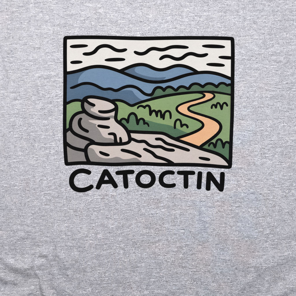 Catoctin Mountain Crewneck Sweatshirt Adventure and Outdoors Themed Sweatshirt