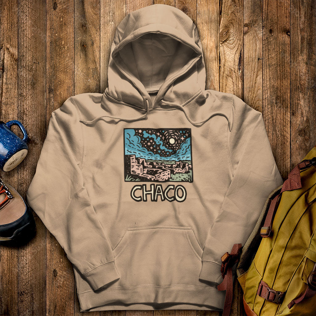 Chaco Culture National Historical Park at Night Hoodie