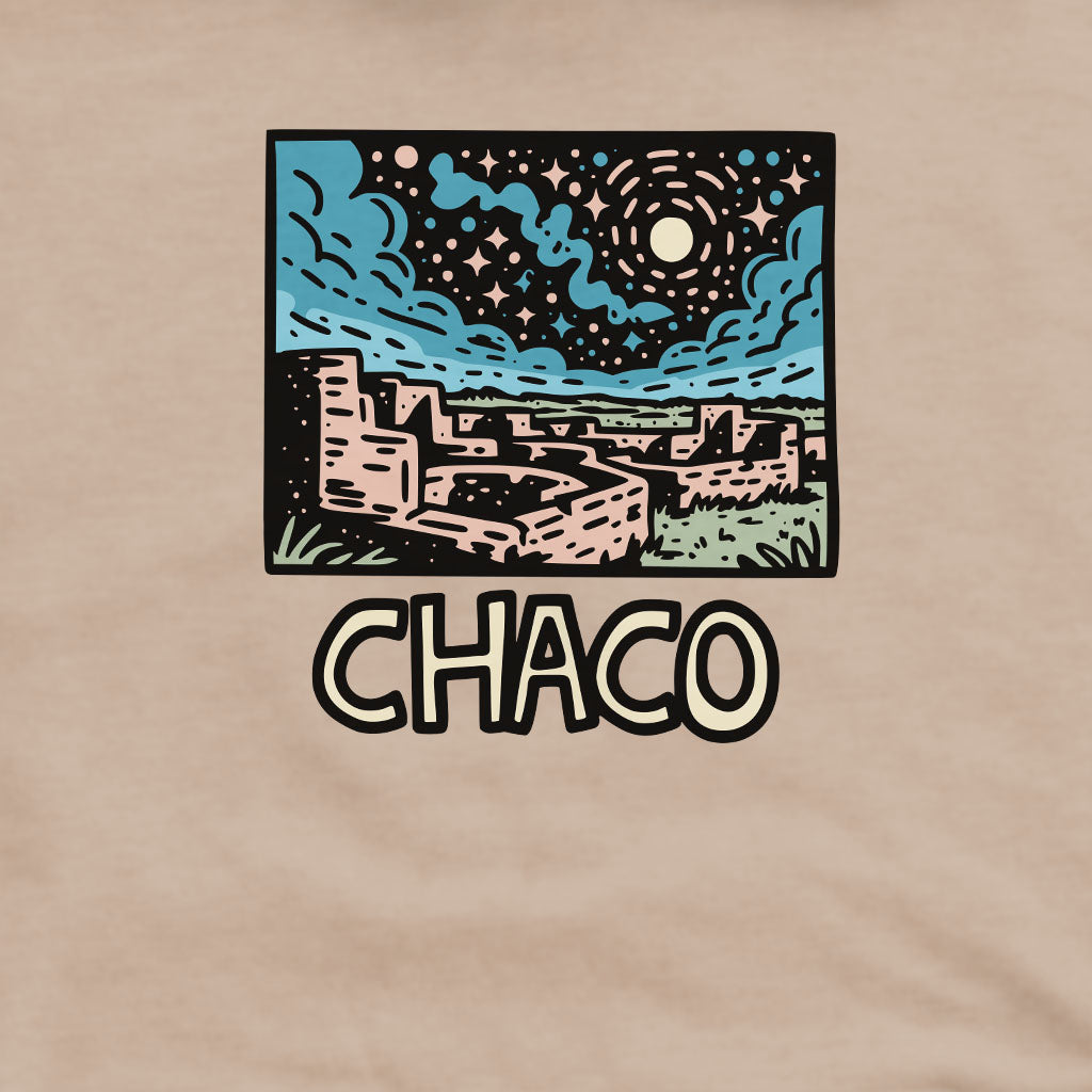 Chaco Culture National Historical Park at Night Crewneck Sweatshirt