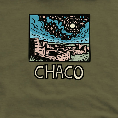 Chaco Culture National Historical Park at Night Crewneck Sweatshirt